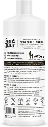 Skouts Honor Dog Skunk Odor Eliminator - 32Oz