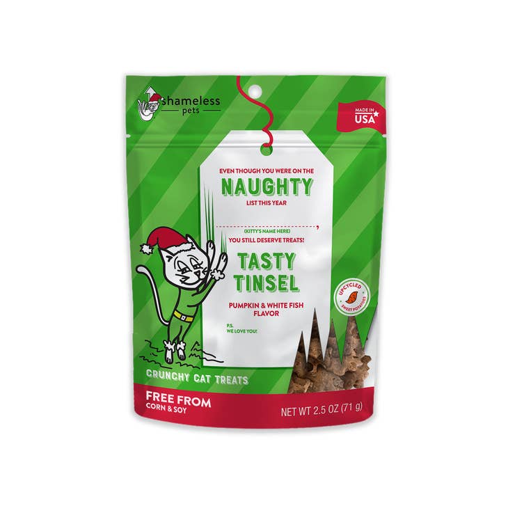 Shameless Pets Holiday Cat Treats - 8 oz