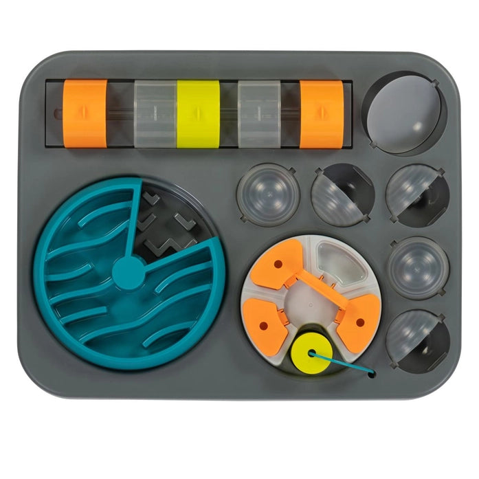 Messy Mutts Flip'n Slide Puzzler - Large, 16.5" X 13", Grey