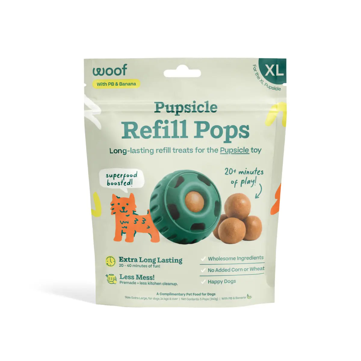 Woof Pupsile Refill Pops