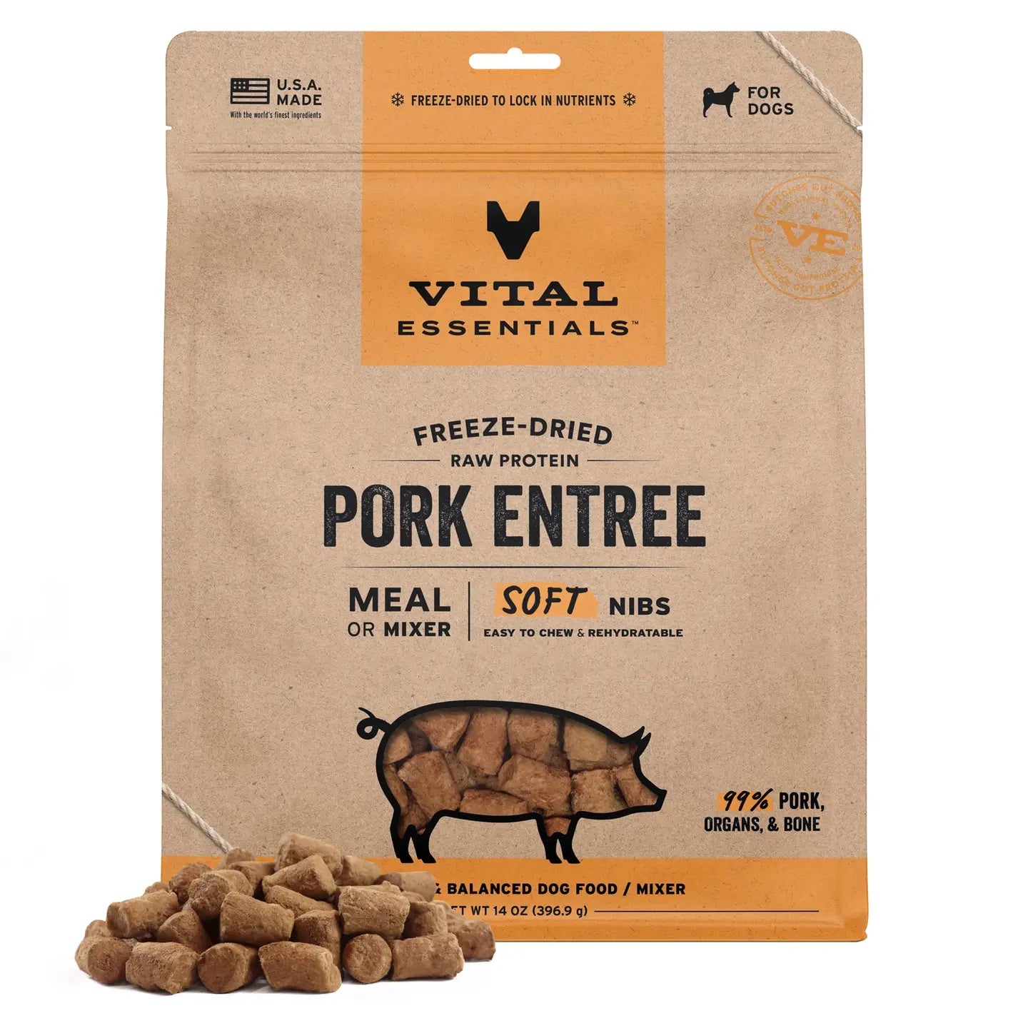 Vital Essentials® Freeze-Dried Raw Soft Nibs - Dog Food