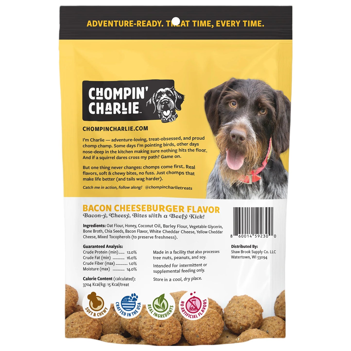Chompin' Charlie Soft Baked Dog Treats - 8 oz