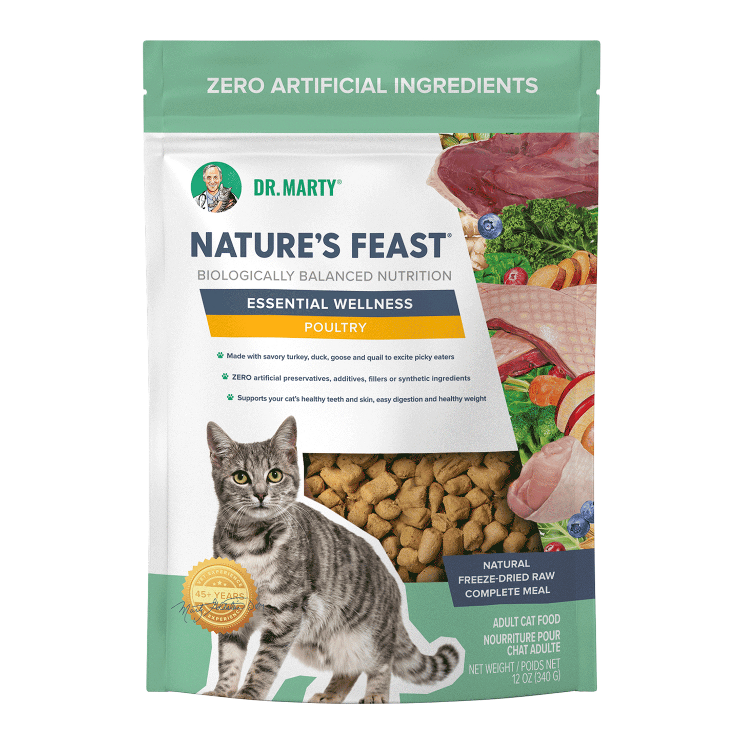 Dr. Marty's - Nature’s Feast Essential Wellness Freeze-Dried - Poultry