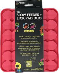 Spunky Pup slow feeder + lick mat duo