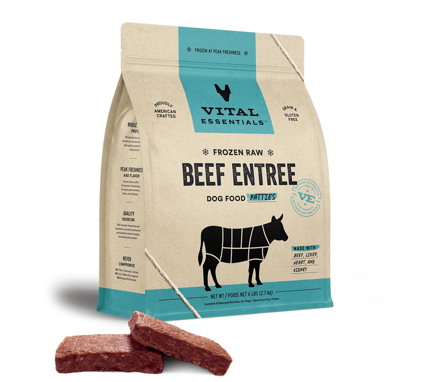 Vital Essentials Frozen Raw Dog Food