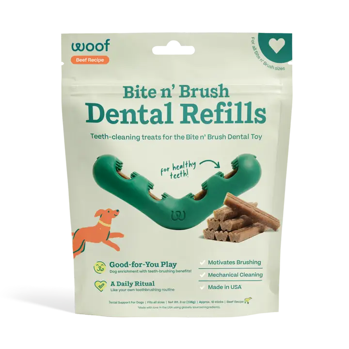 Woof Bite n' Brush Dental Refills