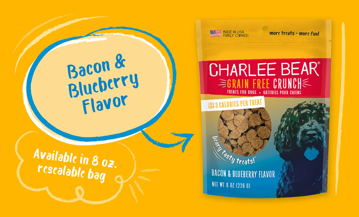 Charlee Bear Grain Free Crunchy Treats - 8 oz