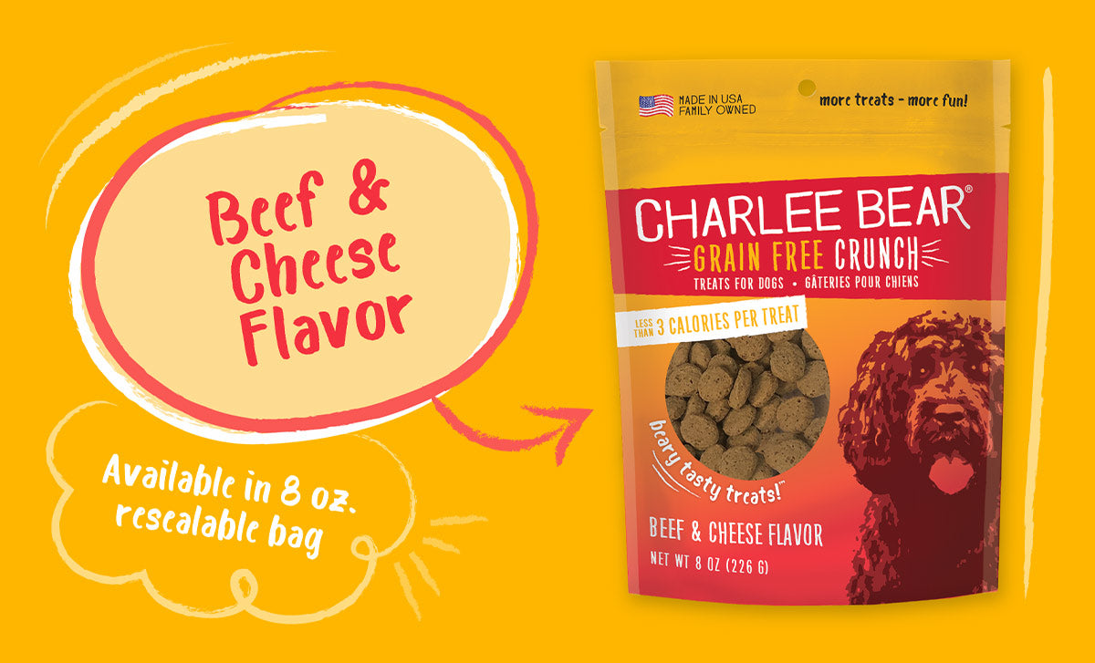 Charlee Bear Grain Free Crunchy Treats - 8 oz