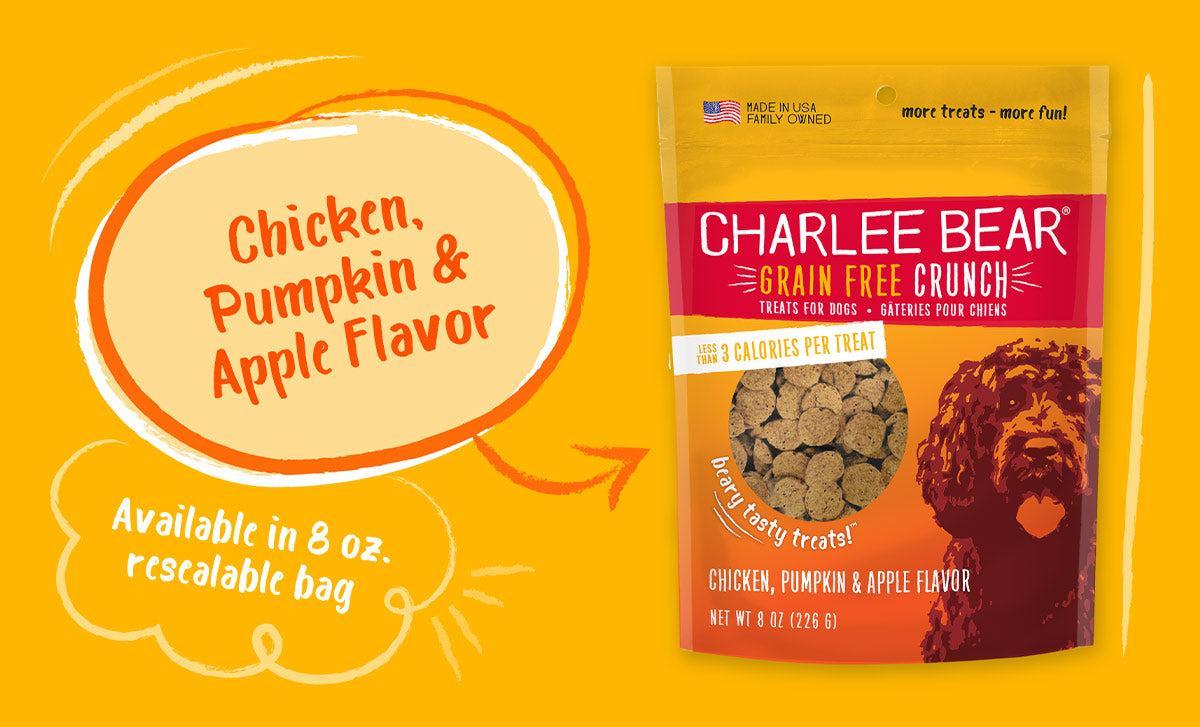 Charlee Bear Grain Free Crunchy Treats - 8 oz