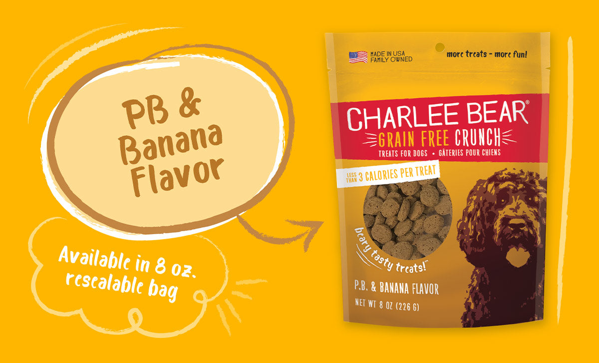 Charlee Bear Grain Free Crunchy Treats - 8 oz