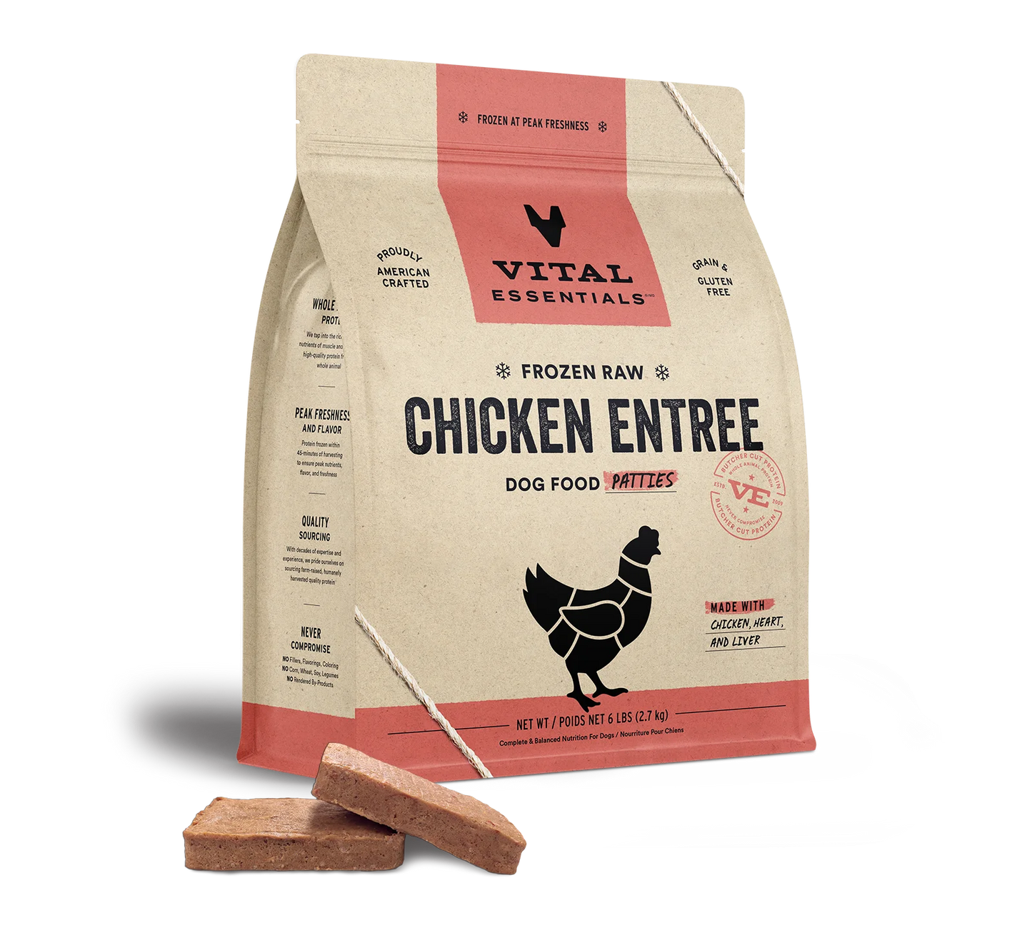 Vital Essentials Frozen Raw Dog Food