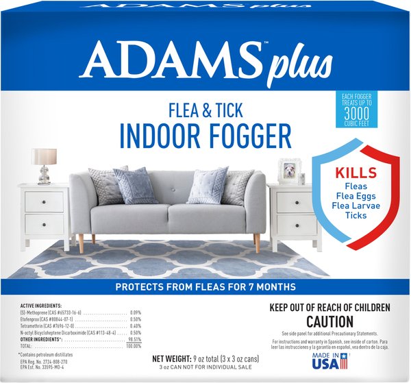 Adams Plus Flea & Tick Indoor Fogger
