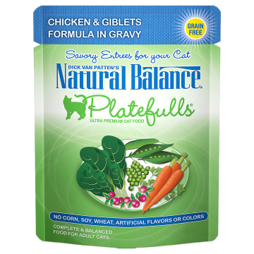 Natural Balance Wet Food Platefull Pouches 3 oz - Cat