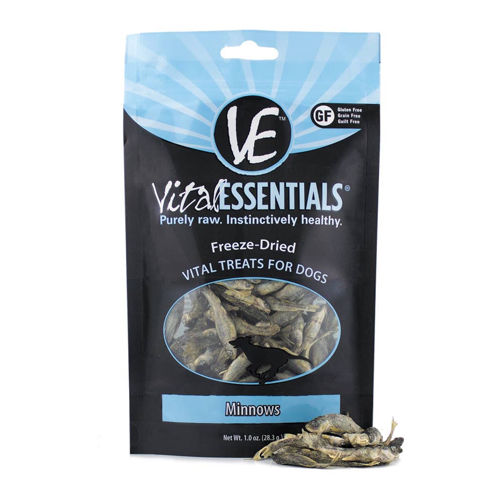 Vital Essentials Freeze-Dried Minnows Dog Treats 1oz