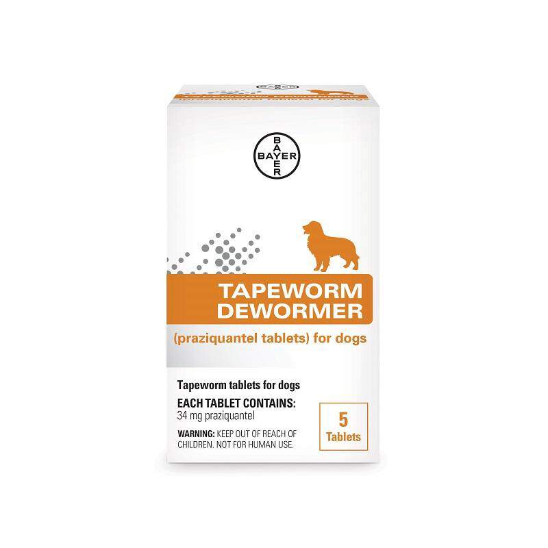 Bayer Tapeworm Dewormer 5ct. Dog