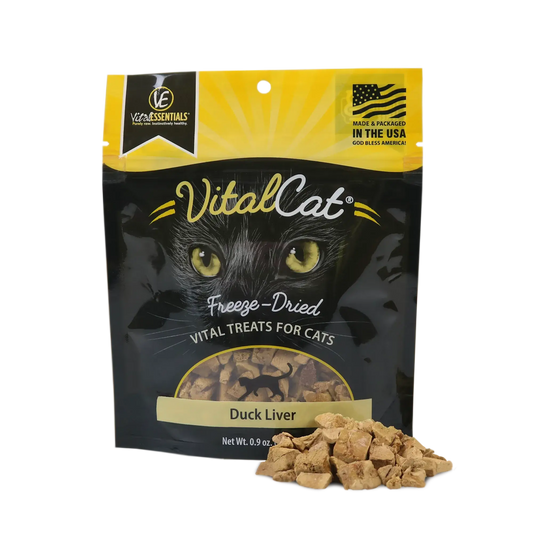 Vital Essentials Freeze-Dried Duck Liver Cat Treats 0.9 oz