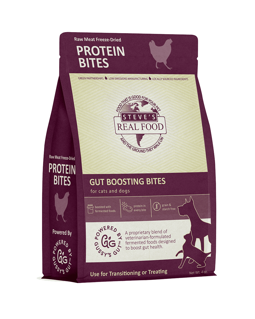 Steve's Real Food - Freeze-dried Raw Protein Bites - 4oz