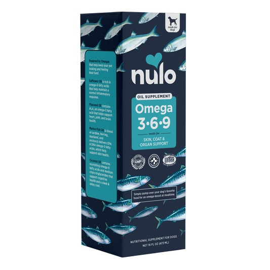 Nulo Oil Supplement - Omega 3-6-9 Skin, Coat & Organ Support 16oz