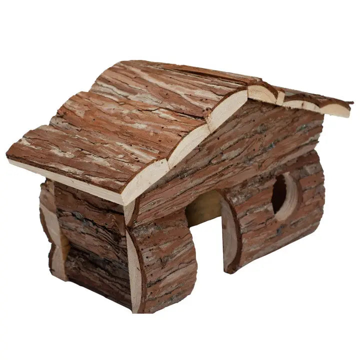 A E Cages Nibbles Log Cabin Small Animal Hut