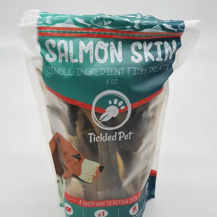 Tickled Pet Salmon Skins - 6 oz