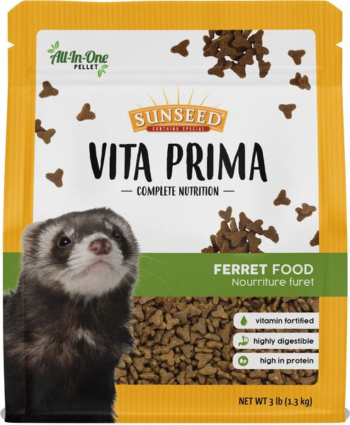 Sunseed Vita Prima Ferret Food - 3 lbs