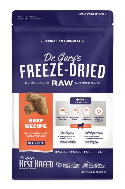 Dr Gary's Freeze-Dried Dog Food