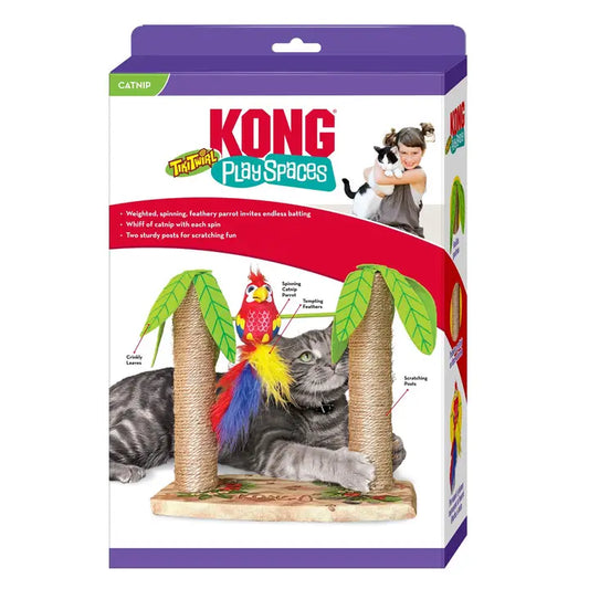 Kong Play Spaces Tiki Twirl Cat Toy