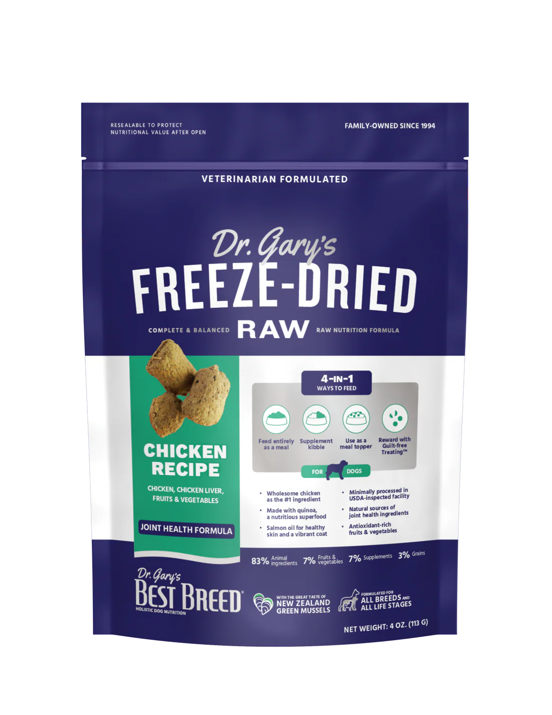 Dr Gary's Freeze-Dried Dog Food