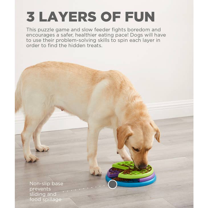 Nina Ottosson Lickin' Layers Dog Puzzle Game-Level 2