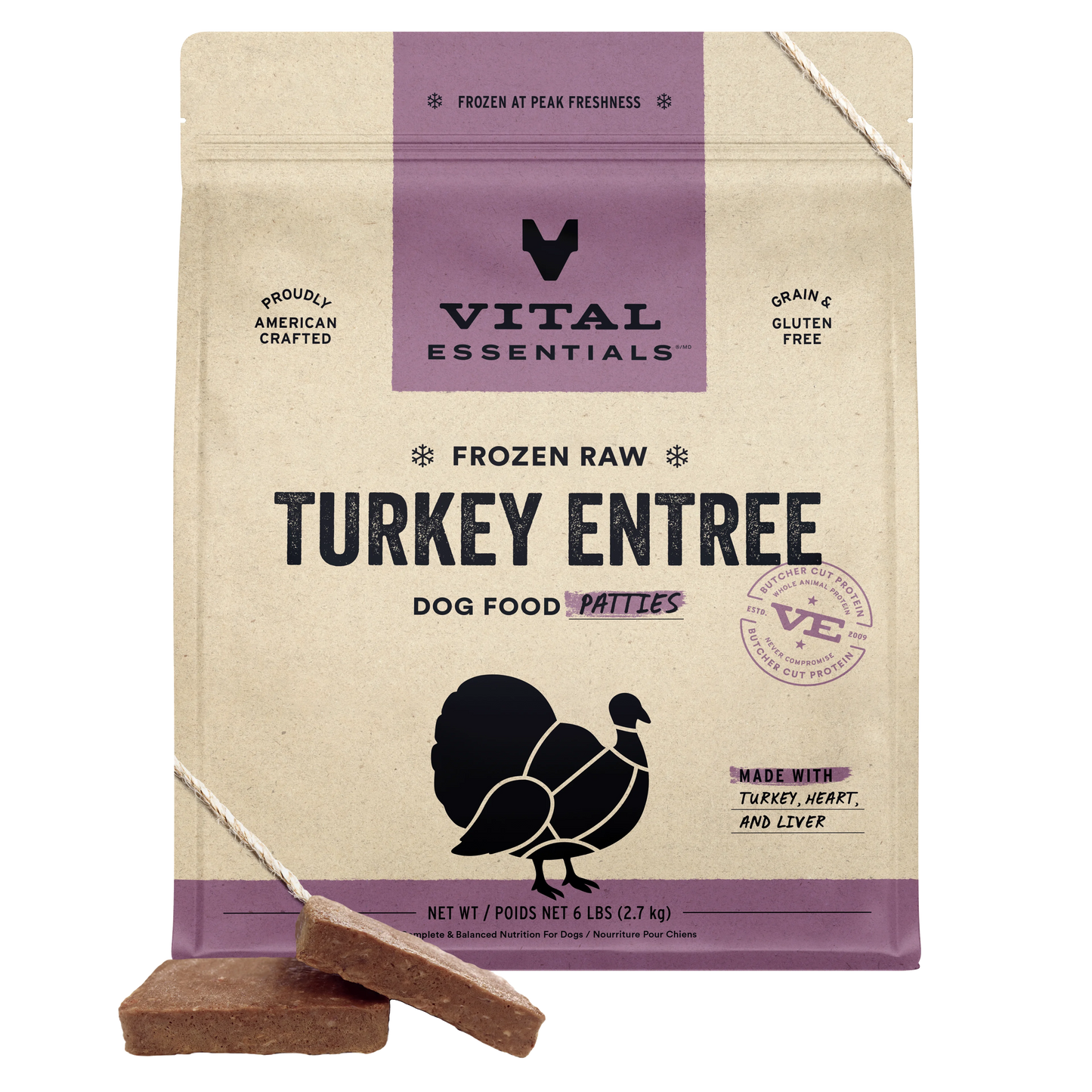 Vital Essentials Frozen Raw Dog Food
