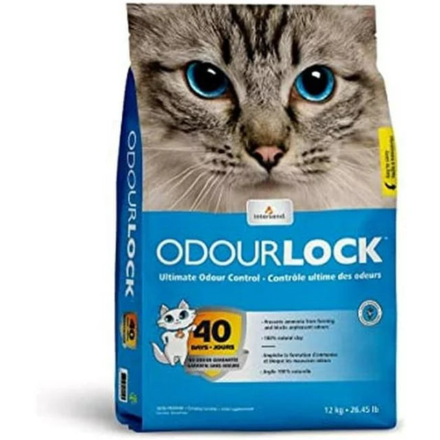 Intersand Odor Lock Unscented Cat Litter - 25 lb