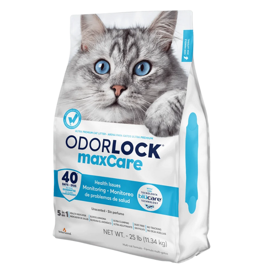 Intersand Odor Lock Max care Unscented Cat Litter - 25 lb