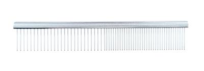 Chrome Comb 7" Fine/Coarse Greyhound Style