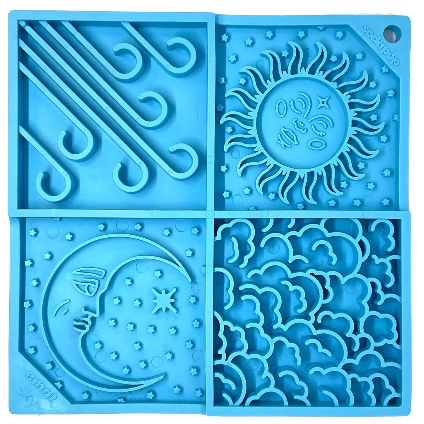 Sodapup Emat Enrichment Lick Mat with Suction Cups