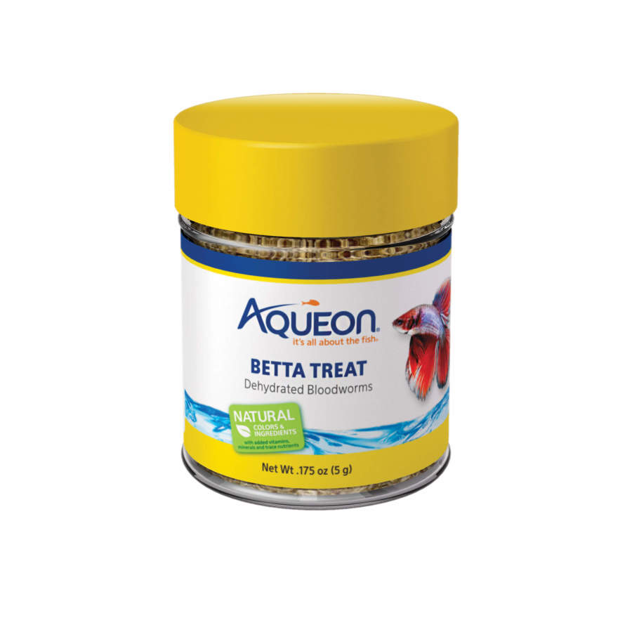 Aqueon Betta Treat - Dehydrated Blooworms - .175 oz