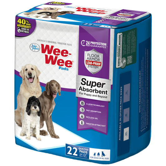 22 Count Wee-Wee Pads - 24'' X 24''
