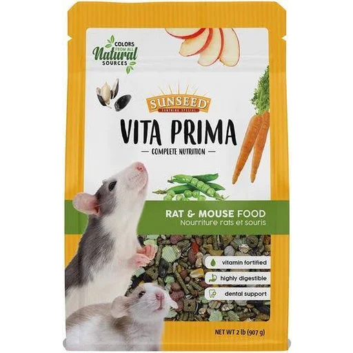 Sunseed Vita Prima Rat & Mouse Formula - 2 lbs