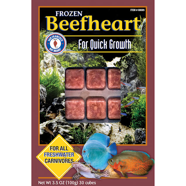 Frozen Beef Hearts for Fish
