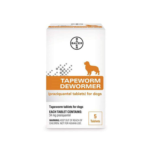 Bayer Tapeworm Dewormer 5ct. Dog