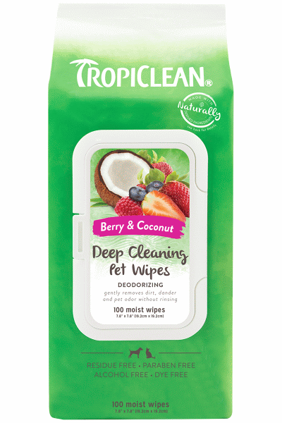 Tropiclean Deodorizing Wipes