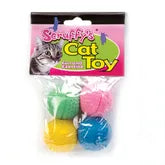 Scruffy's Kitty Sponge Balls 4 Pack