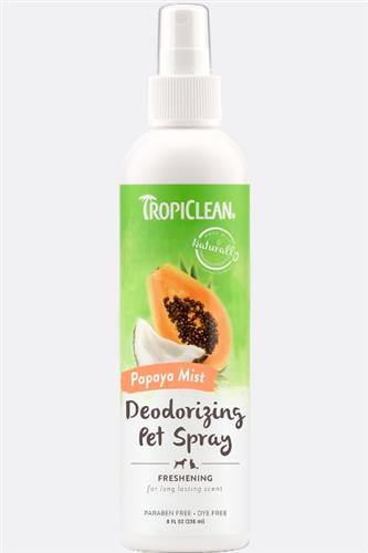 Tropiclean Deodorizing Pet Spray 8oz - Papaya Mist